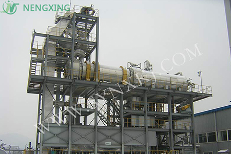 Waste tire refining project 