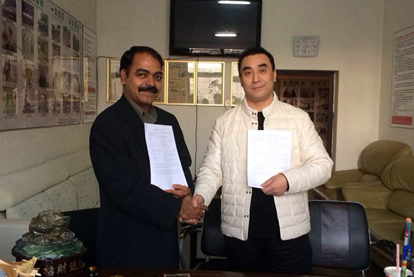 Sign cooperation with India